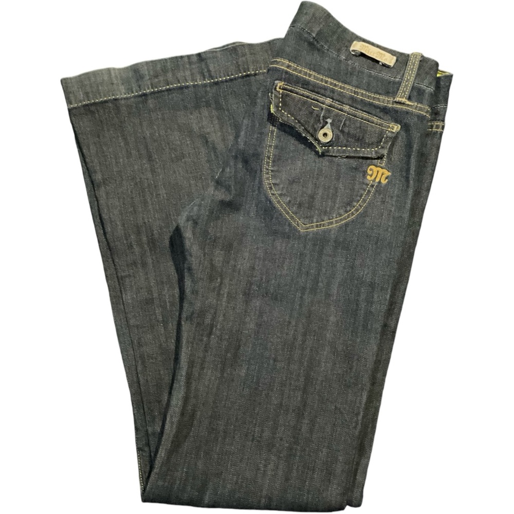 MISS ME Dark Wash Low Rise Flared Jeans - Size 29